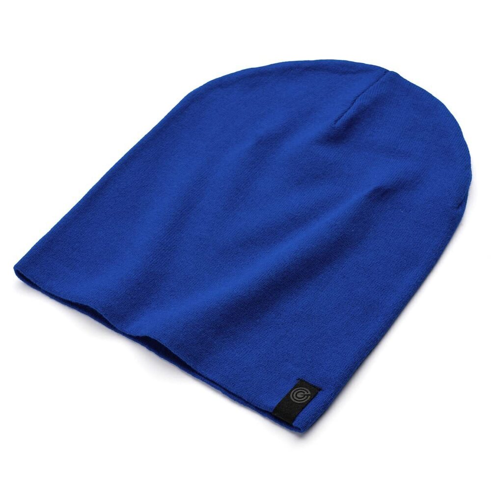 8075 Chemo Beanie Cap - Soft and Skin Friendly - 100% Cotton Royal Blue